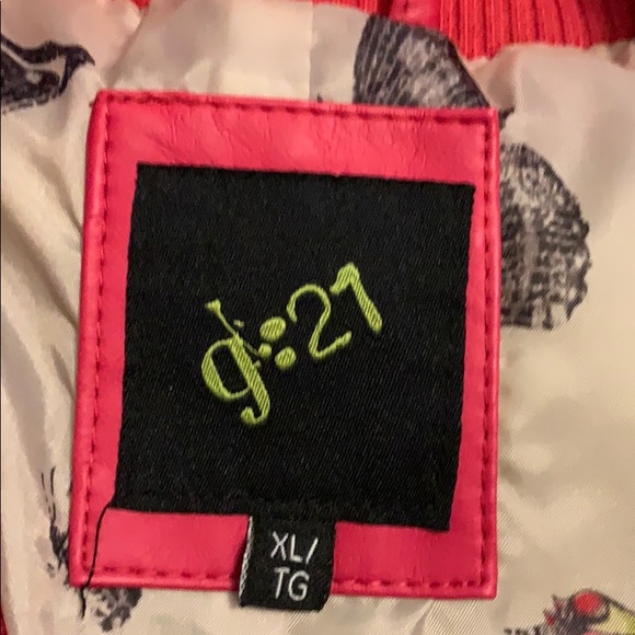 Pink Leather Jacket - Picture 6 of 6